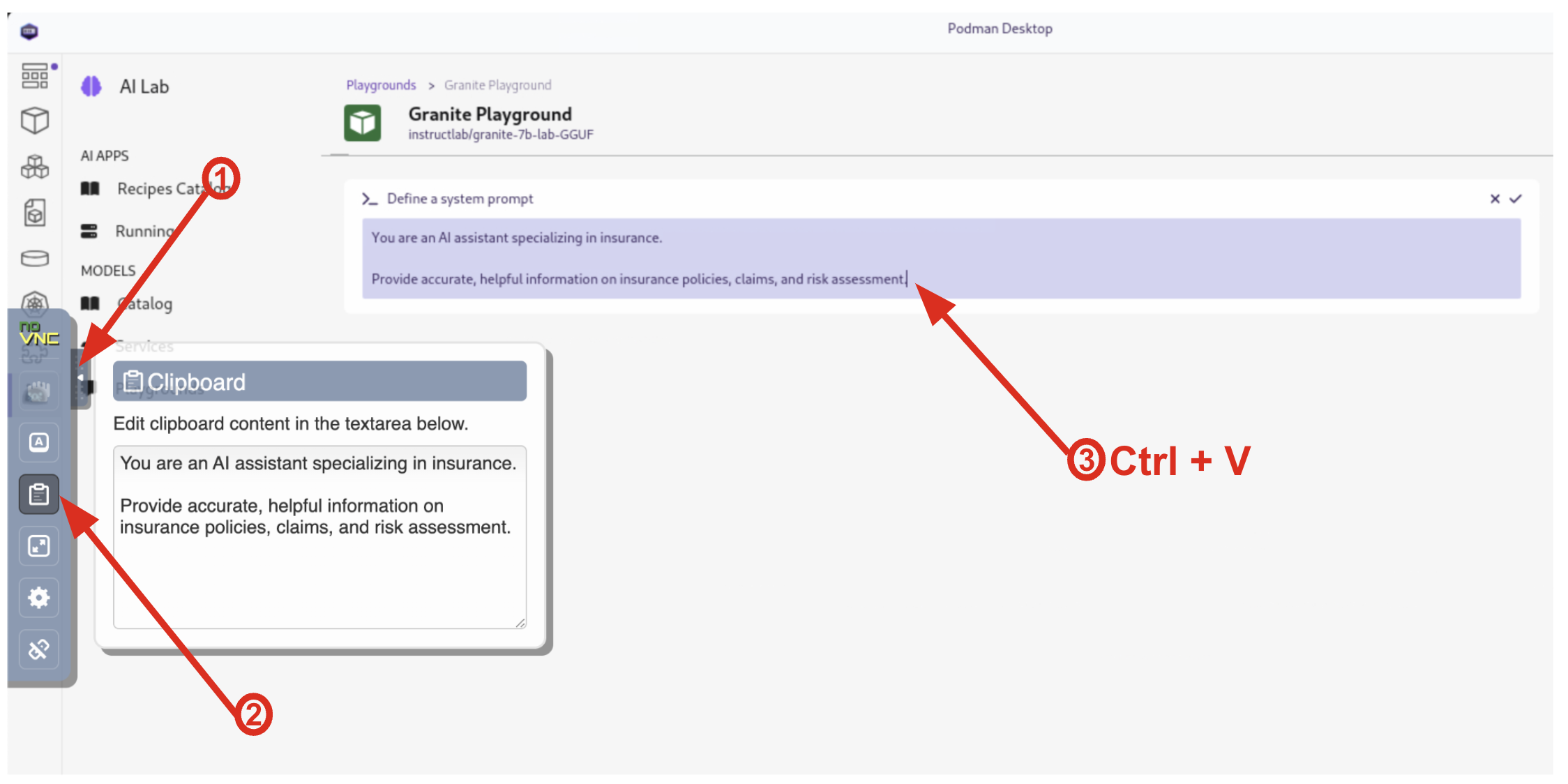 Copy Paste instructions